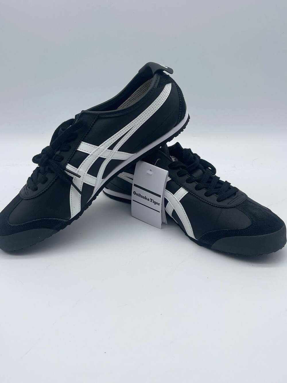 Onitsuka Tiger Mexico 66 Black White Sneakers 1183C102-001 Size 12.5 New Box - Picture 5 of 16